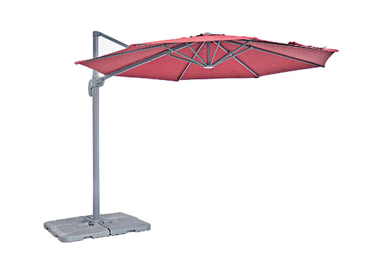 UV 반대자 정원 야외 벽걸이 우산 쉬운 개방 OEM ODM 이용할수 있는