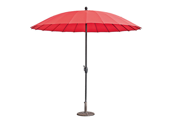 정원 표를 위한 섬유 유리 강철 야외 태양 우산 다중-컬러