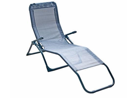 스틸 튜브 폴드형 태양 평상복, 야외 해변 라운지 의자들