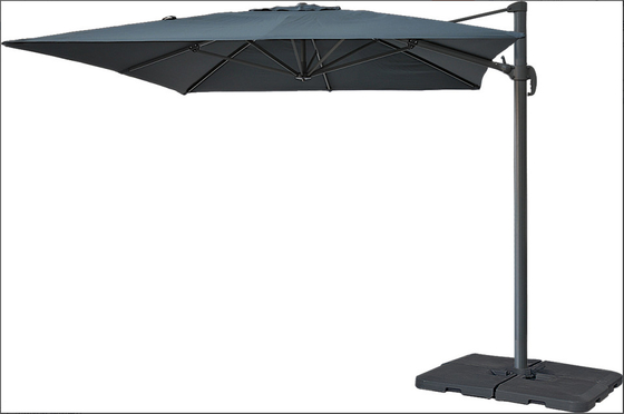 탄력적인 리브와 2.7x2.7M 야외 매달리는 우산 작은 로마 파라솔