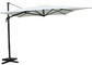 알루미늄 야외 매달리는 우산 로마 파라솔 180G 폴리에스테르 3 Ｘ 4m