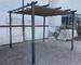 저녁식사 텐트 3 Ｘ 3m 지붕 철회할 수 있는 커튼 휴게소를 야영시키는 방풍 야외 금속