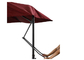 2.5M 강철 왜곡 야외 매달리는 우산은 스페인식 집의 안뜰 우산형을 매다는 것 오프셋시켰습니다