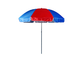 섬유 유리 갈비와 철주 야외 태양 파라솔 파라솔 해변 우산