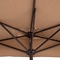 반분측 발코니 우산 야외 입지 막대기 벽 파라솔 DIA2.3M